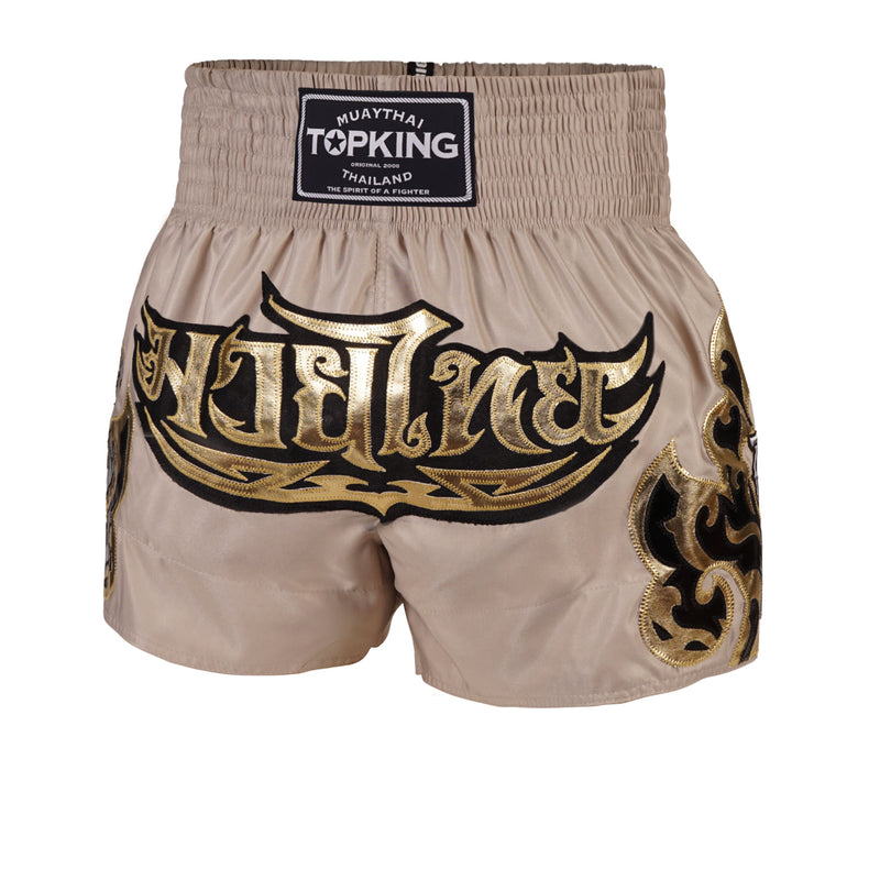 TOP KING Boxing Muay Thai - Pantalones cortos estilo normal